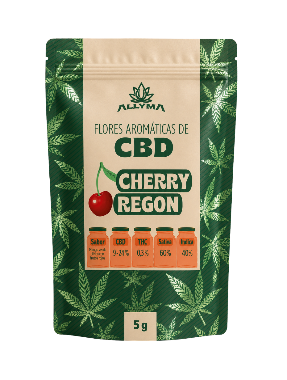Cherry Oregon (Flores aromáticas de CBD) 5 gr